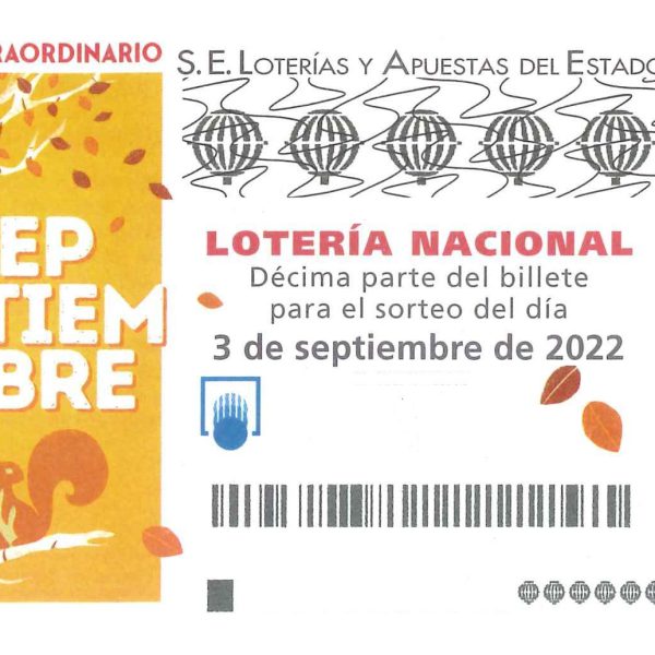 Premios del Sorteo Extraordinario de septiembre de Lotería Nacional 2022