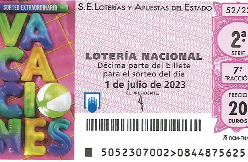 Sorte extraordinario de vacaciones 22-10-23 con un premio especial de 20.000.000 al décimo